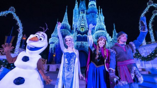 See the First ‘A Frozen Holiday Wish’ Castle Lighting of the Season on Nov. 3rd LIVE