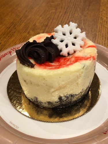 Peppermint Cheesecake: New Holiday Dessert at Walt Disney World