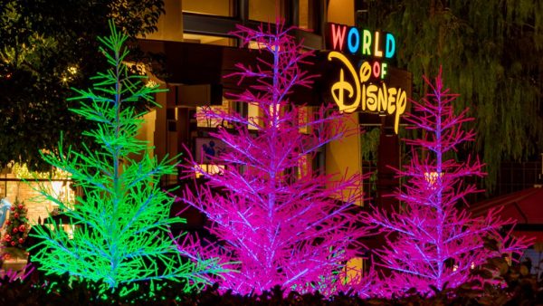 New 'Let it Glow' Trees Light Up the Downtown Disney District at Disneyland