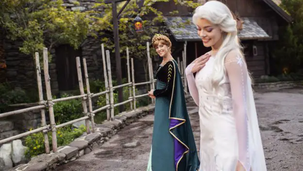 Anna and Elsa Look Especially Royal in Their ‘Frozen II’ Inspired Dresses at Epcot