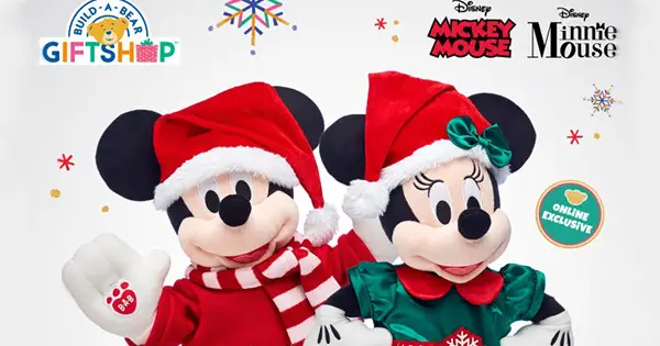 New Seasonal Mickey And Minnie Collection From Build-A-Bear