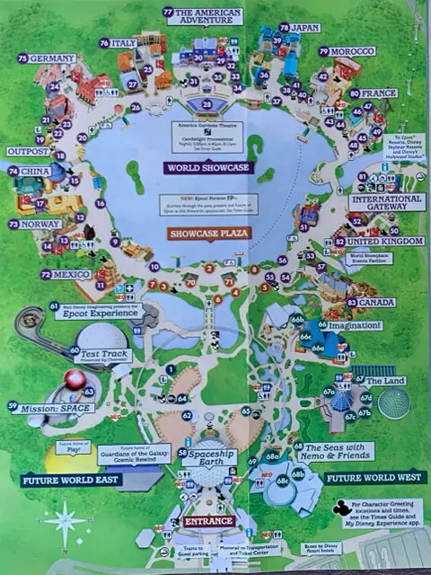 new epcot map 2