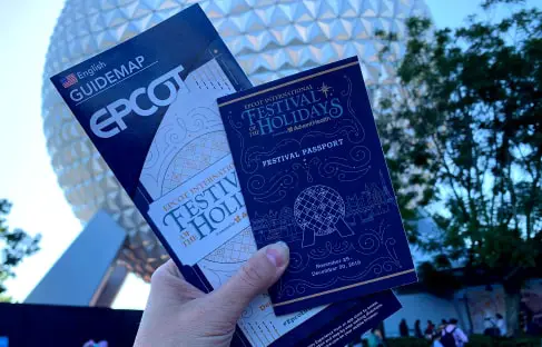 Photos: New Epcot Map for the Festival of the Holidays