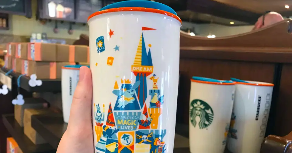 New Magic Kingdom Starbucks Mug Has Arrived At The Disney Parks