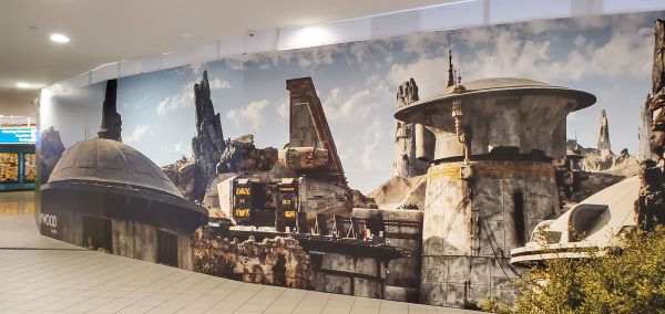 Star Wars Wall Wrap Spotted at Orlando Airport at the Disney Earport