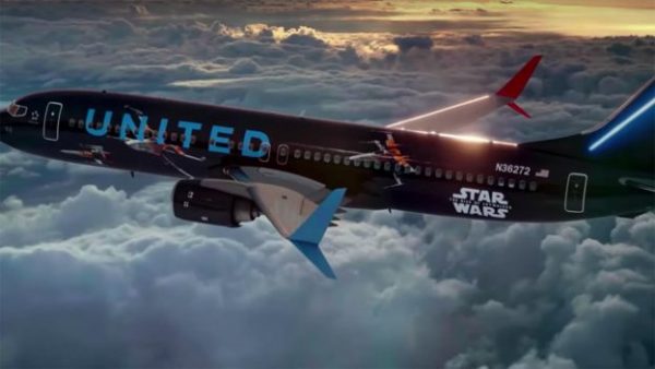 Sneak a Peek Inside United Airlines’ Star Wars-Themed Airplane