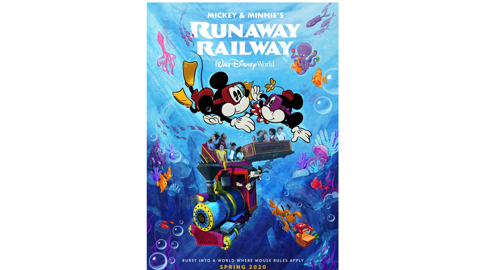 New Poster Released for Mickey & Minnie’s Runaway Railway