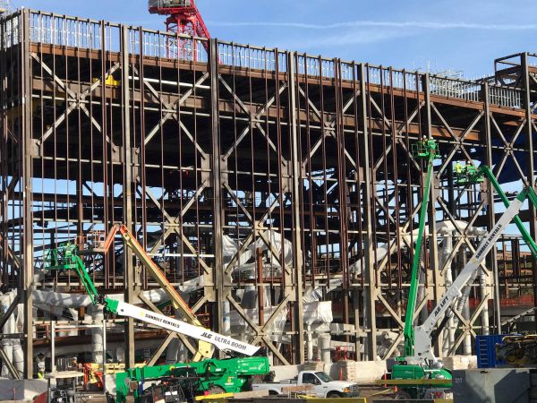 Photo Update: Tron Coaster Construction Has Made Progress