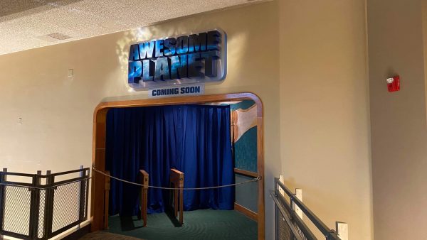 Permanent 'Awesome Planet' Sign Now at 'The Land' in Epcot