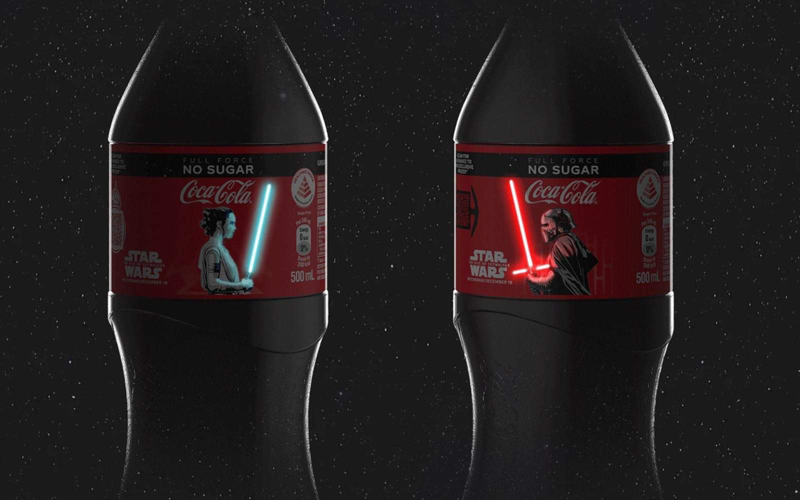Coca-Cola releasing “Star Wars” Coke bottles featuring Lightsaber Battles