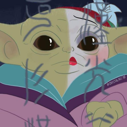 Baby Yoda Princess Mulan