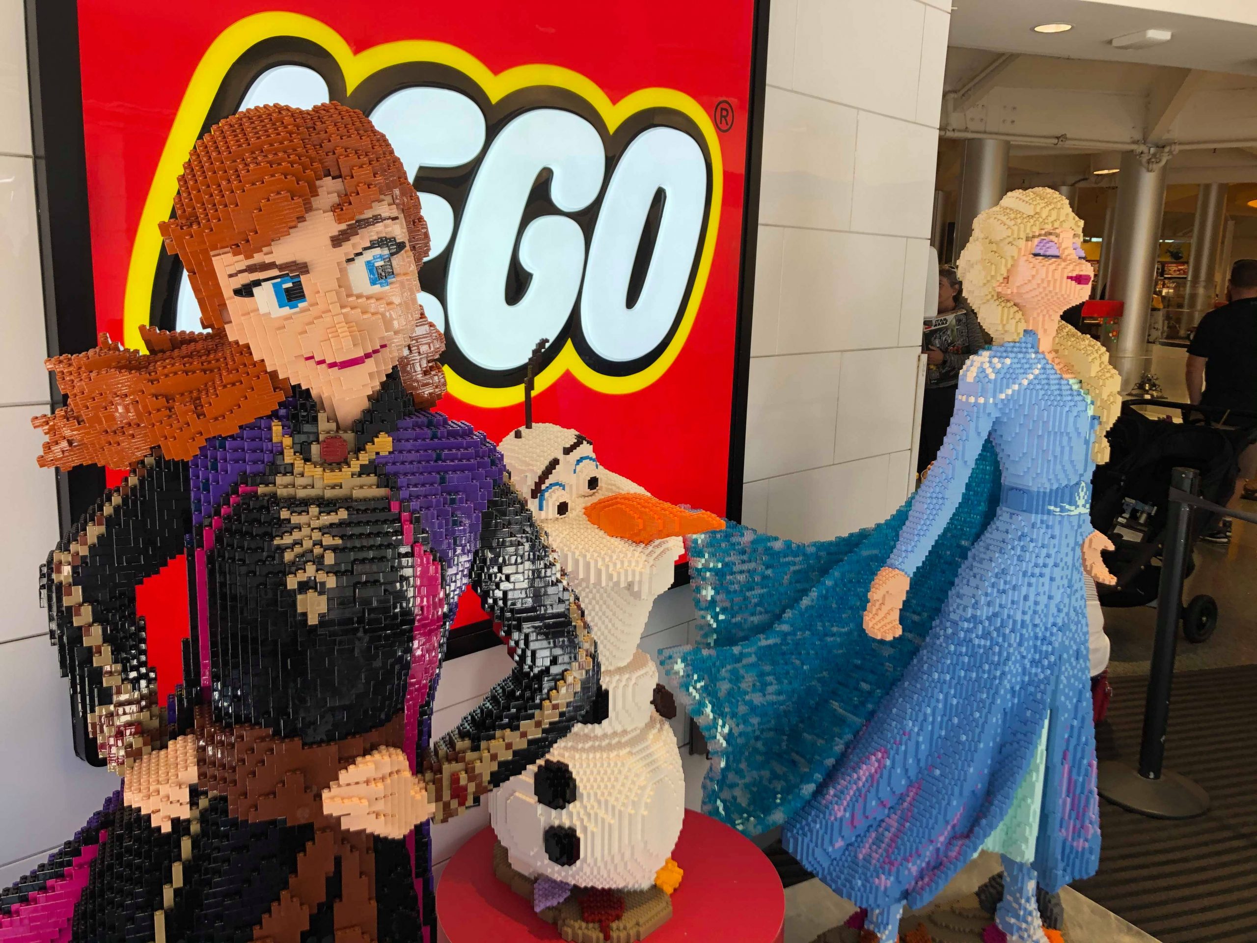 Frozen 2 LEGO Display Materializes in Disney Springs