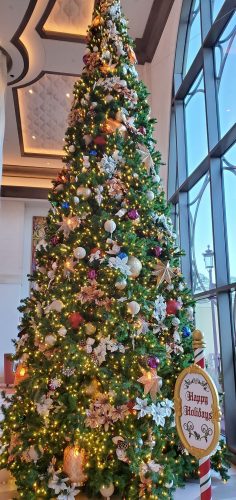 Festive Christmas Tree at Disney's Coronado Springs