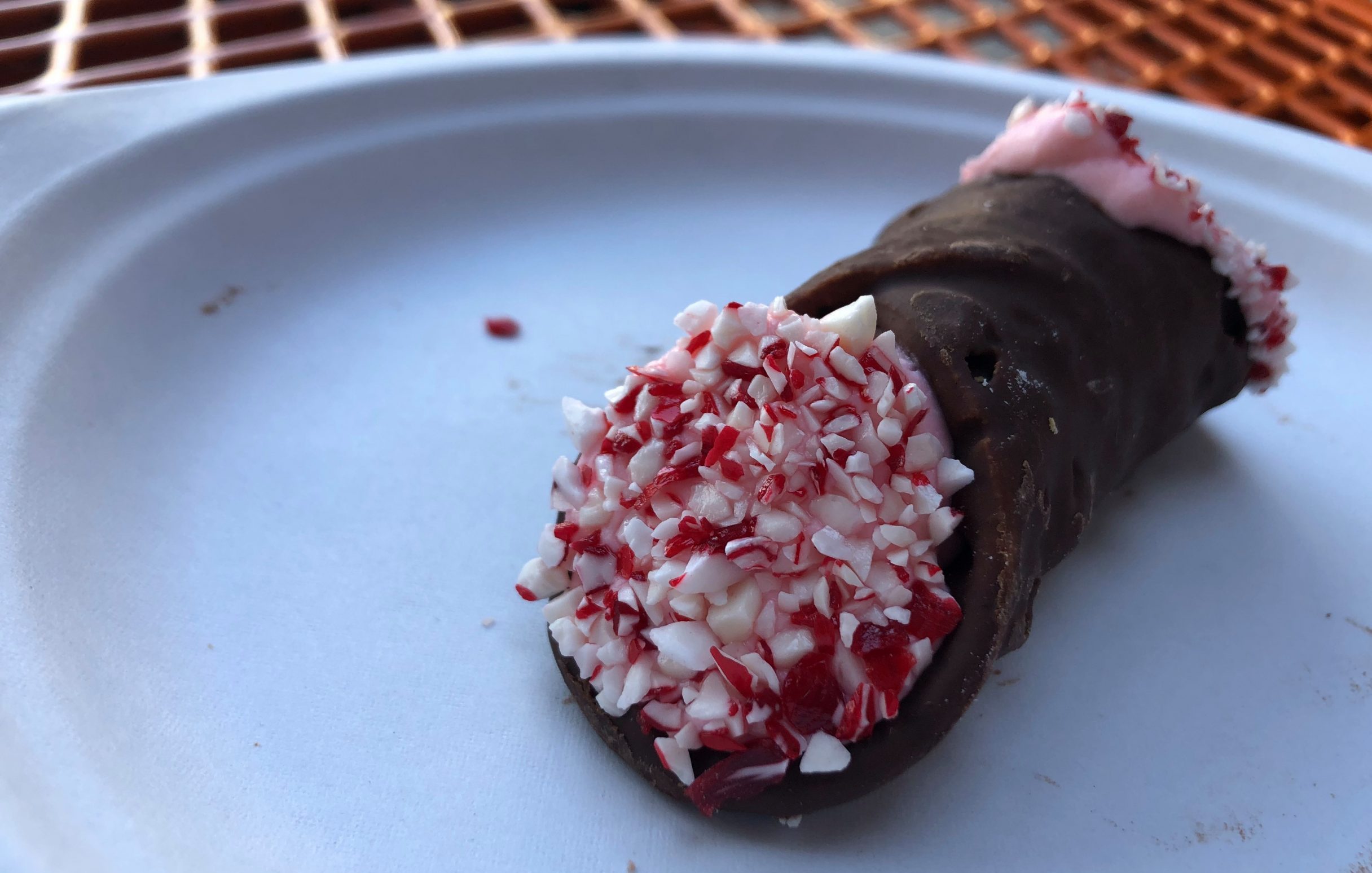 Peppermint Cannoli Brings Wintery Flavors to Disney Springs