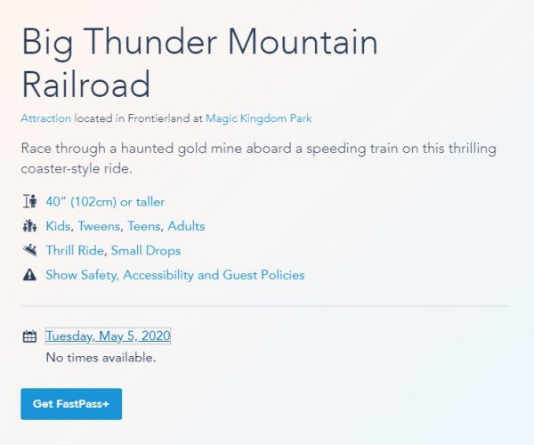 Big Thunder Mountain Railroad Will Close for Refurbishments