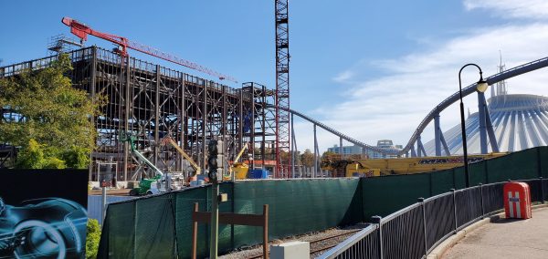 Photo Update: Tron Coaster Construction Has Made Progress