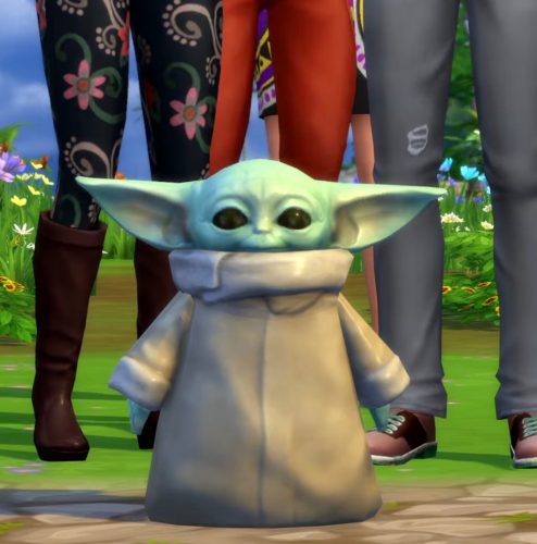 'Ooh be gah!' "Baby Yoda" is now available in The Sims 4