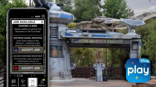 New Rise of the Resistance Jobs Available in the Play Disney Parks App