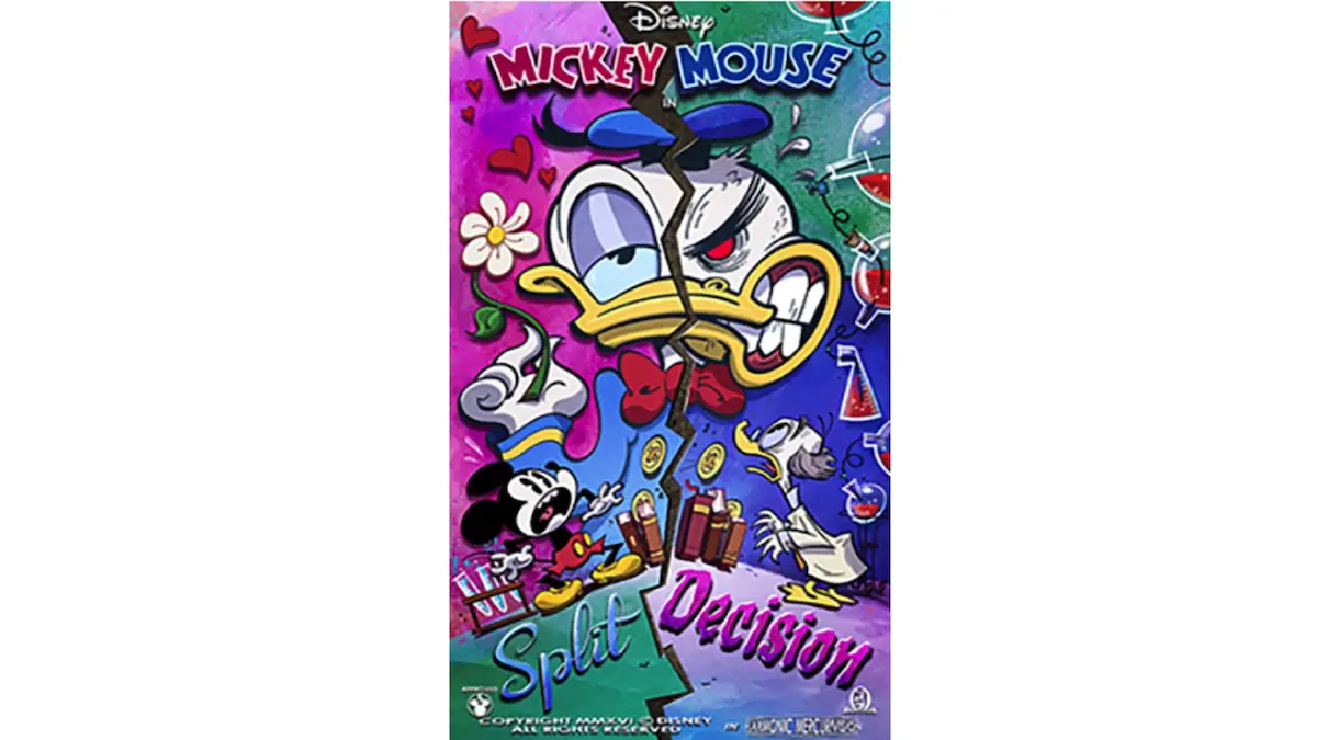 New “Split Decision” Poster for Mickey & Minnie’s Runaway Railway