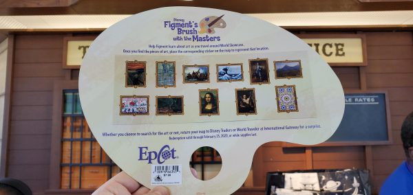 2020 Epcot Festival of the Arts Figment's Brush with the Masters Scavenger Hunt