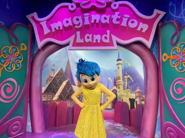 Meet Joy From Inside Out At Her New Meet&Greet Location In Epcot!