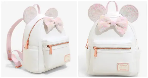 Sparkle In Style With The Iridescent Minnie Mouse Backpack By Loungefly