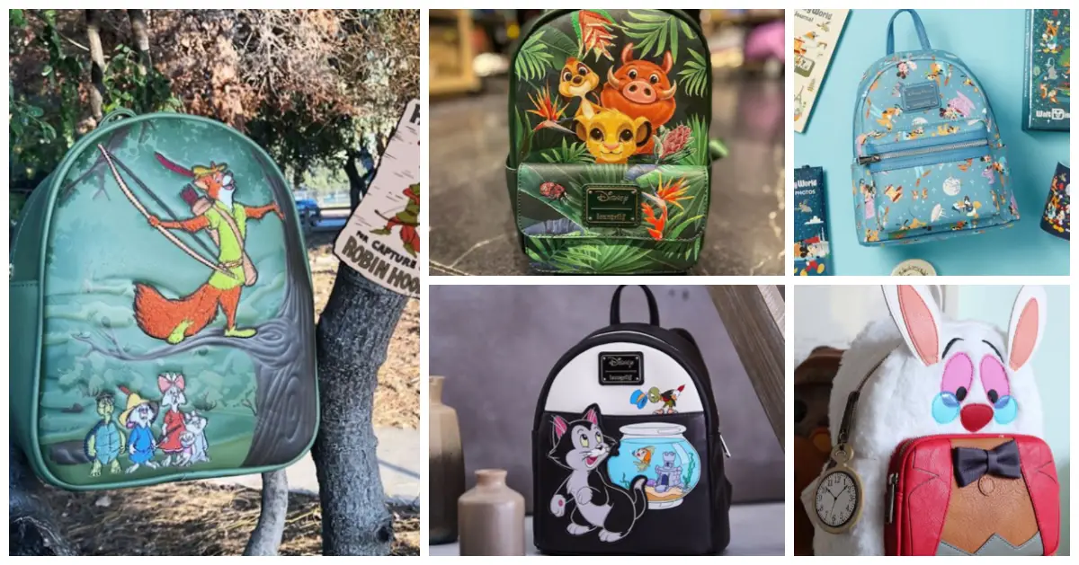 Loungefly Disney Parks Collage Mini Backpack Walt Disney World Bag