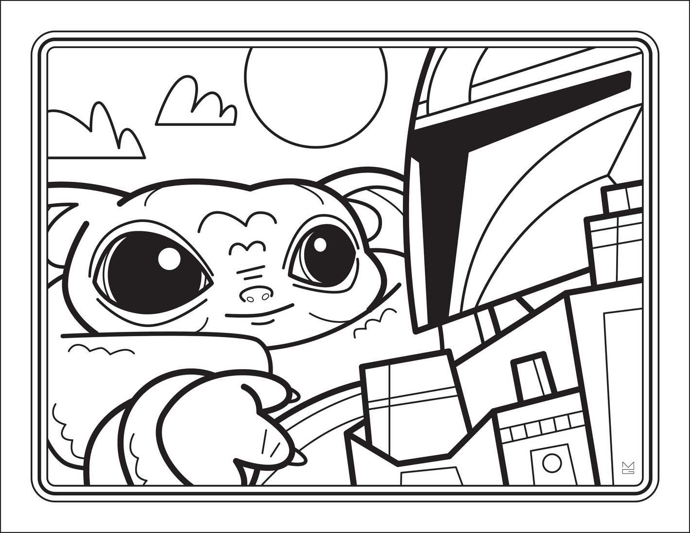 You Can Get A Free Downloadable Baby Yoda Coloring Book Chip And Company