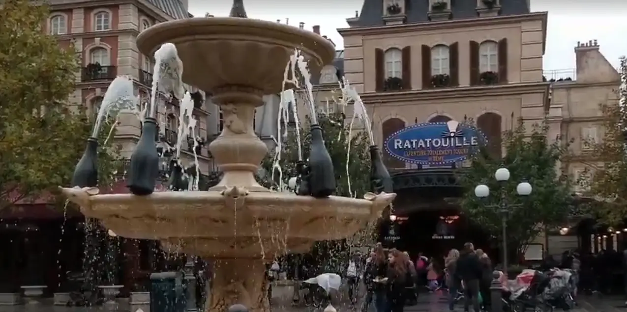 Epcot Ratatouille Fountain is Taking Shape