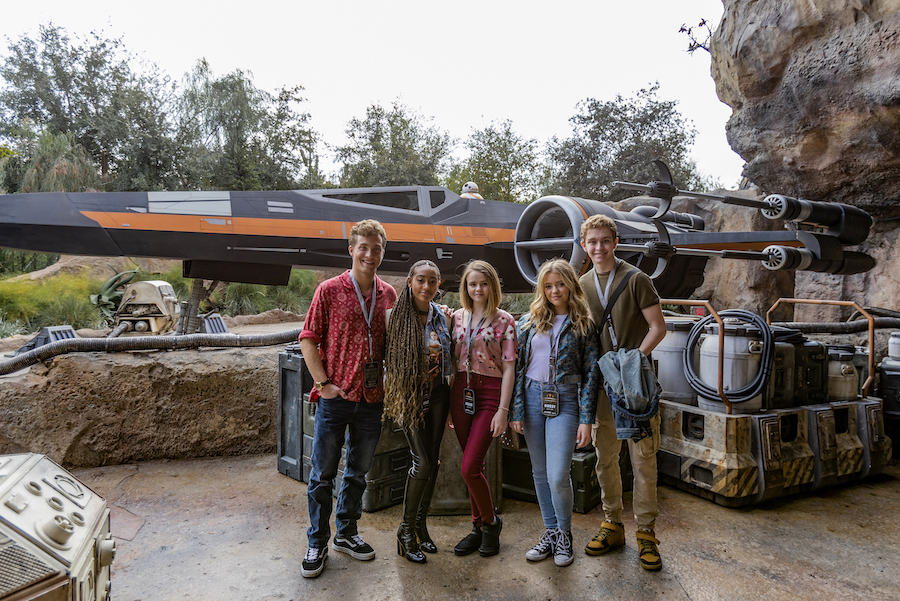 Cast of 2 Hulu Series Joined the Resistance at Disneyland