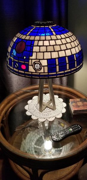 The Force Is Strong With Tiffany Inspired Star Wars Glass Lamps