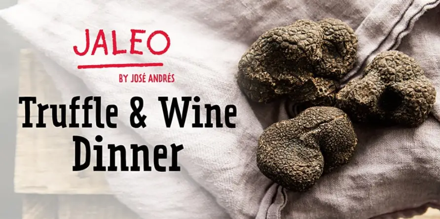 Truffle and Wine Dinner Coming to Jaleo in Disney Springs