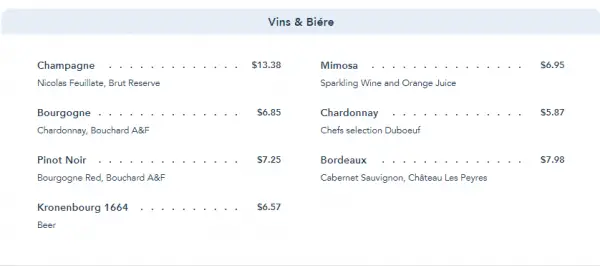 Les Halles Boulangerie and Patisserie in Epcot Updates Their Menu