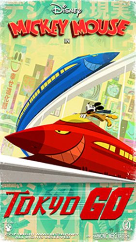 New "Tokyo GO" Poster For Mickey & Minnie's Runaway Railway