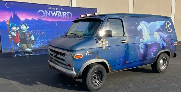 See the van from Pixar's Onward at Disney World this weekend!