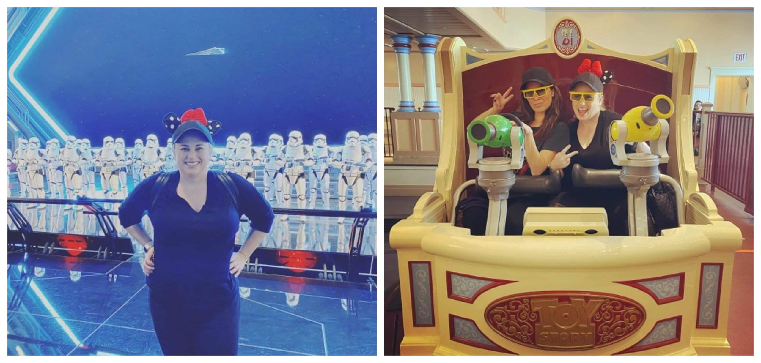 Actress Rebel Wilson Visits Disneyland