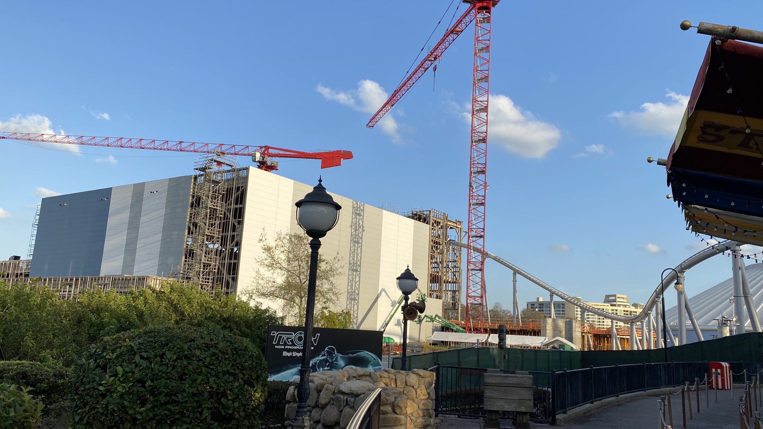 Construction Update: ‘TRON’ Coaster February 2020