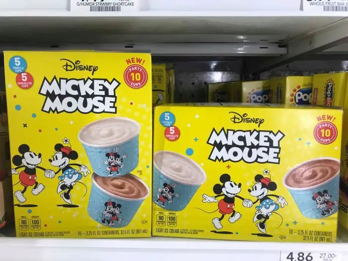 New Mickey Ice Cream Cups Available In Your Grocer's Freezer
