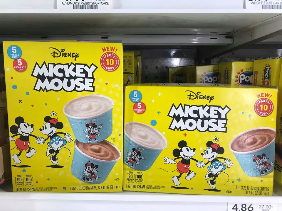 New Mickey Ice Cream Cups Available In Your Grocer’s Freezer