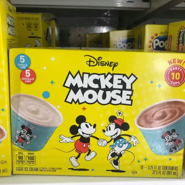 New Mickey Ice Cream Cups Available In Your Grocer's Freezer