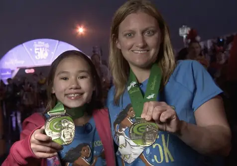 Ten-Year-Old Who Was Told She Would Never Walk Finishes Disney Princess 5K