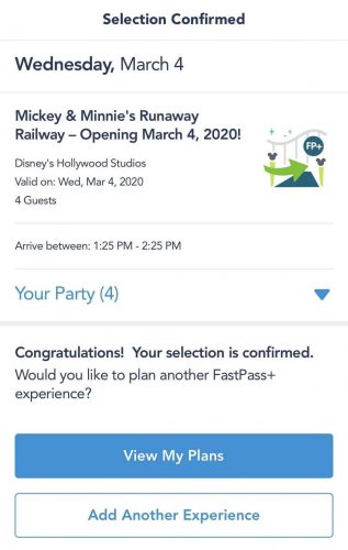 Mickey and Minnie's Runaway Railroad FastPasses Are Now Available