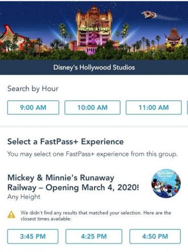 Mickey and Minnie's Runaway Railroad FastPasses Are Now Available