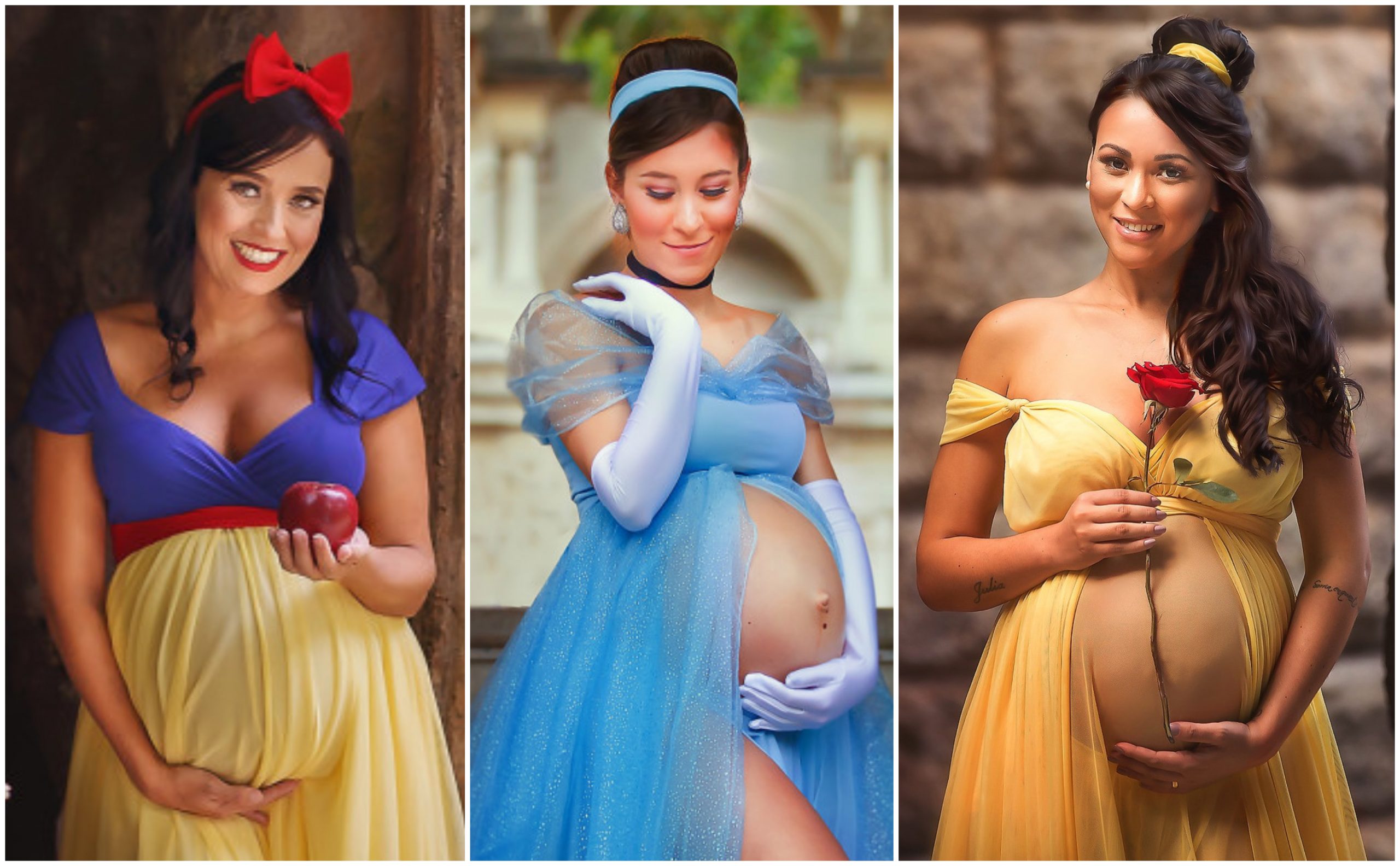 Magical Maternity Photo Shoots Turned These Expectant Moms Into Disney Princesses