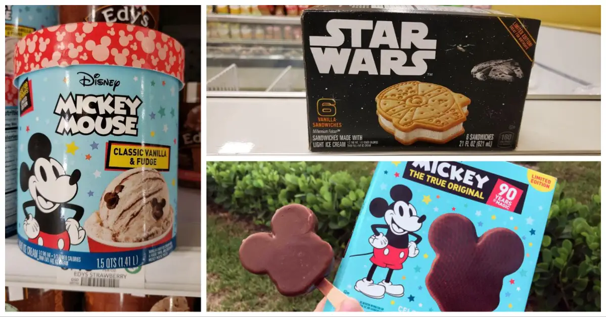Disney Ice Cream Varieties That You Can Find At Your Local Grocer