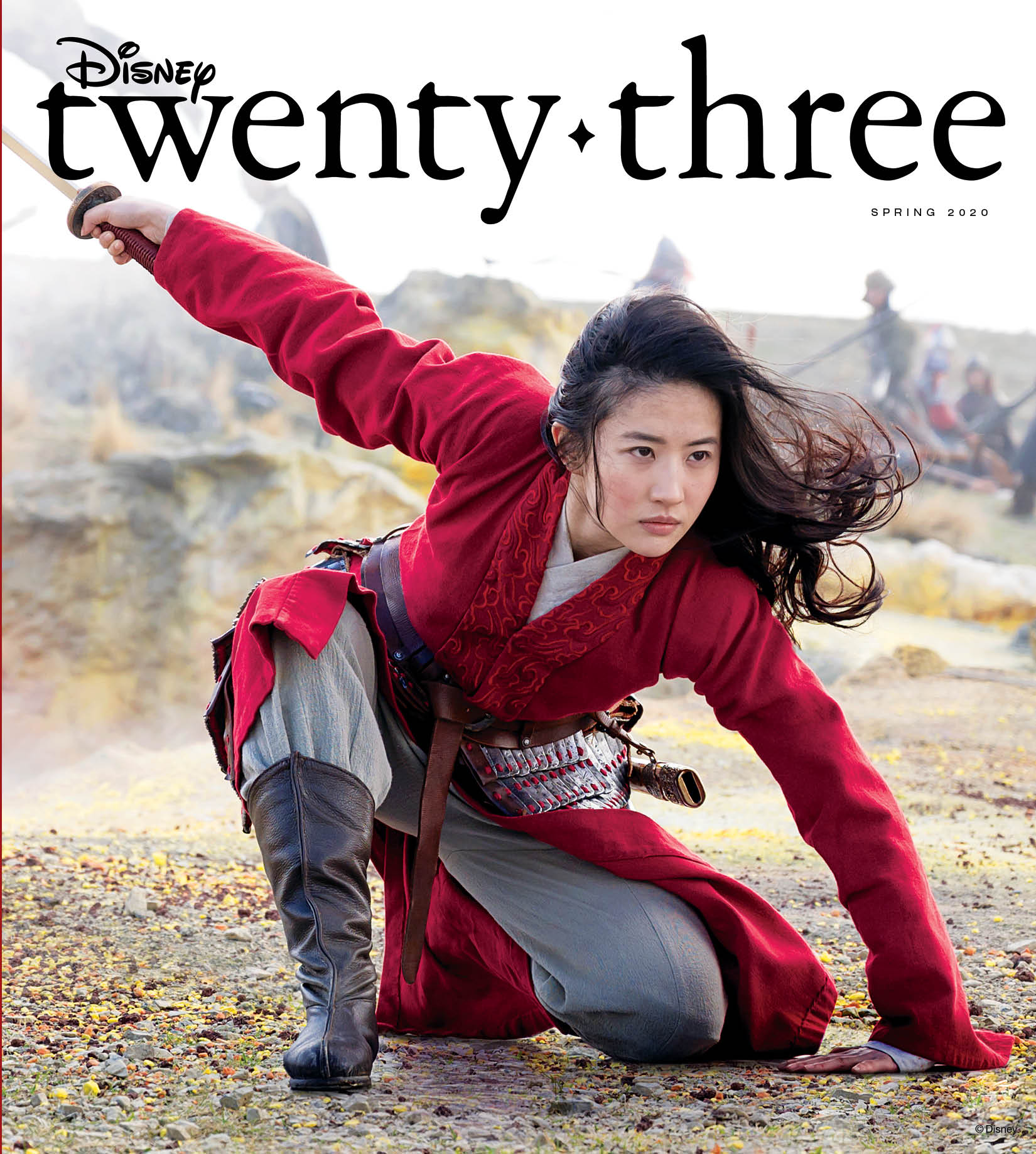 Live Action Mulan on the cover of the latest issue of D23 Magazine