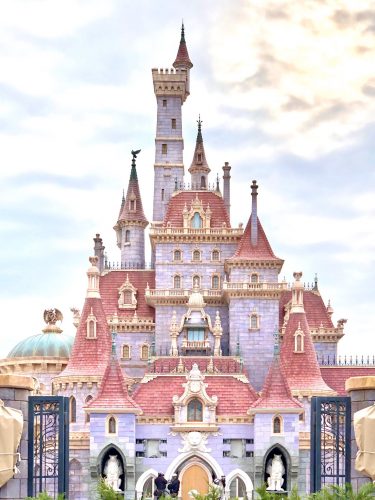 First Look at Beauty and the Beast Castle at Tokyo Disneyland