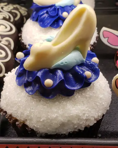 Cinderella Glass Slipper Cupcake At Polynesian Resort