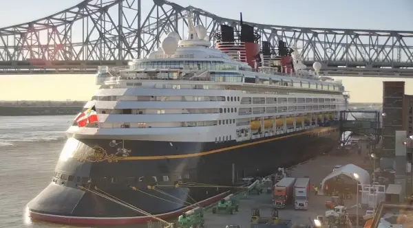 The Disney Wonder has come to New Orleans