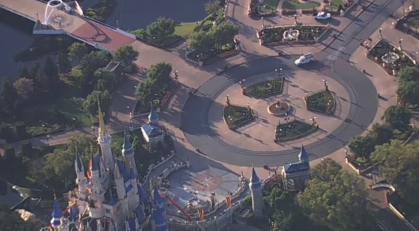 Live look at a completely empty Walt Disney World